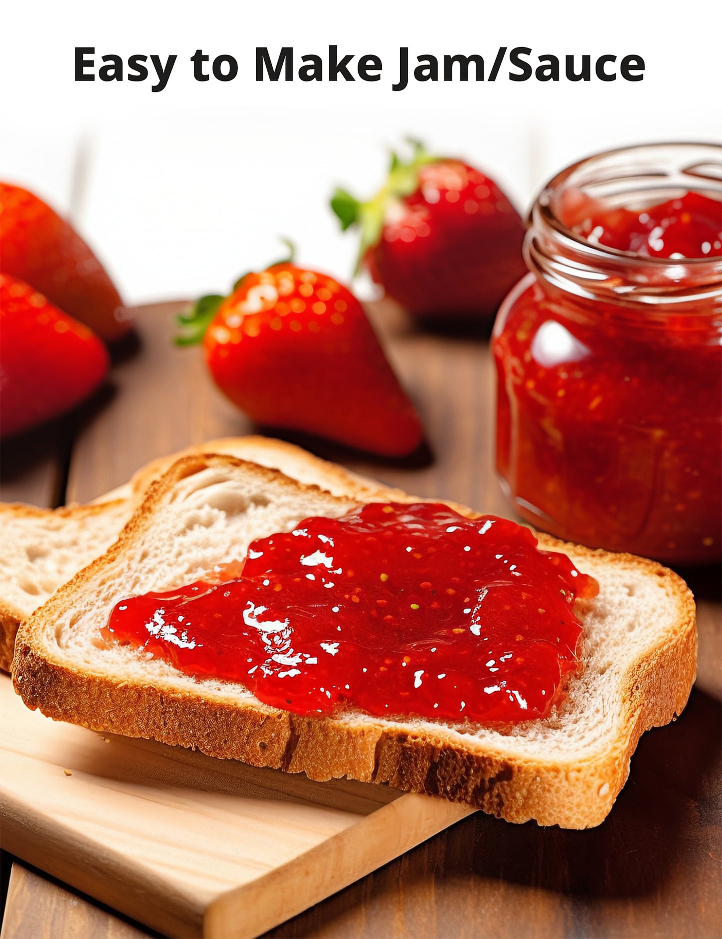 bread covered in jam