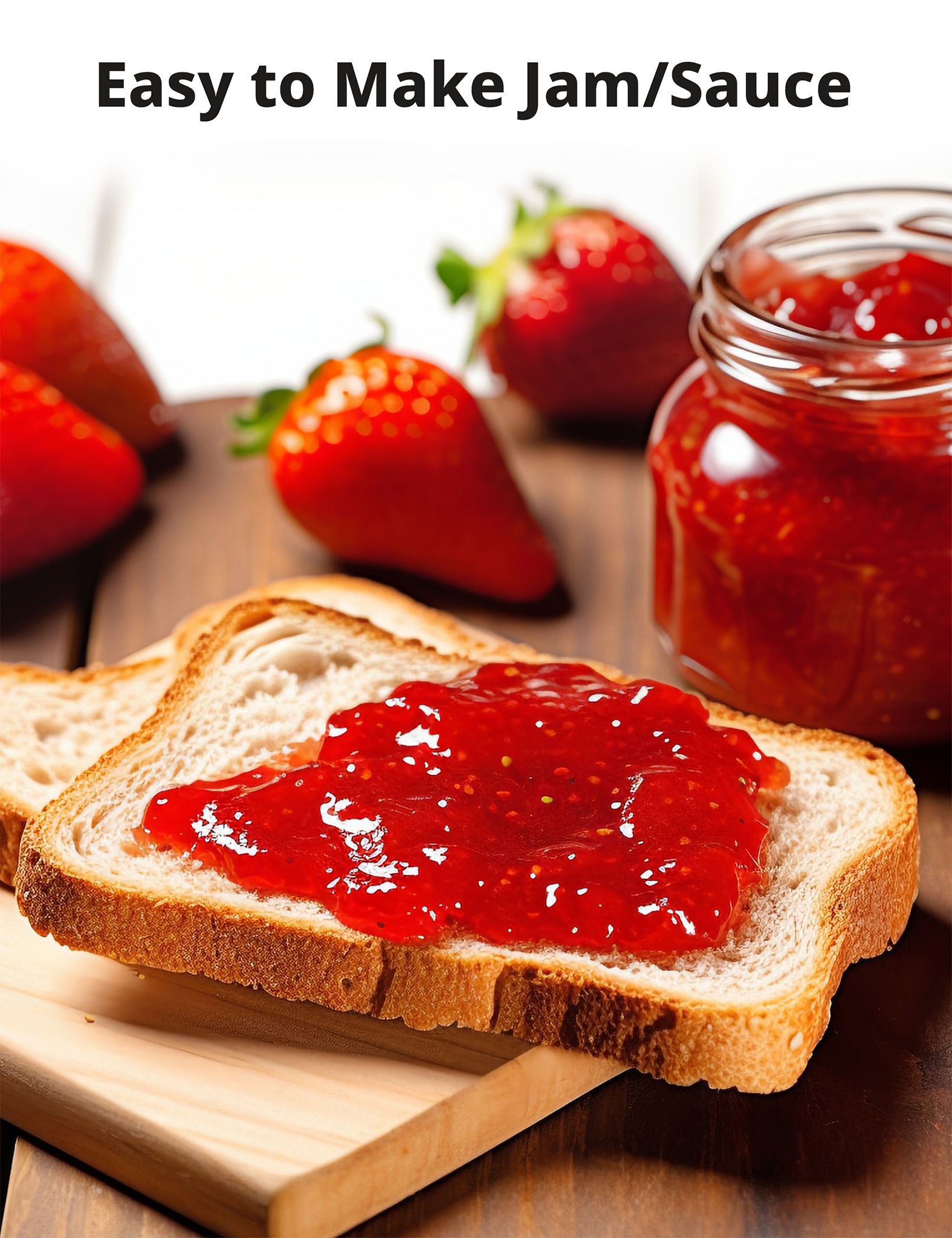 bread covered in jam