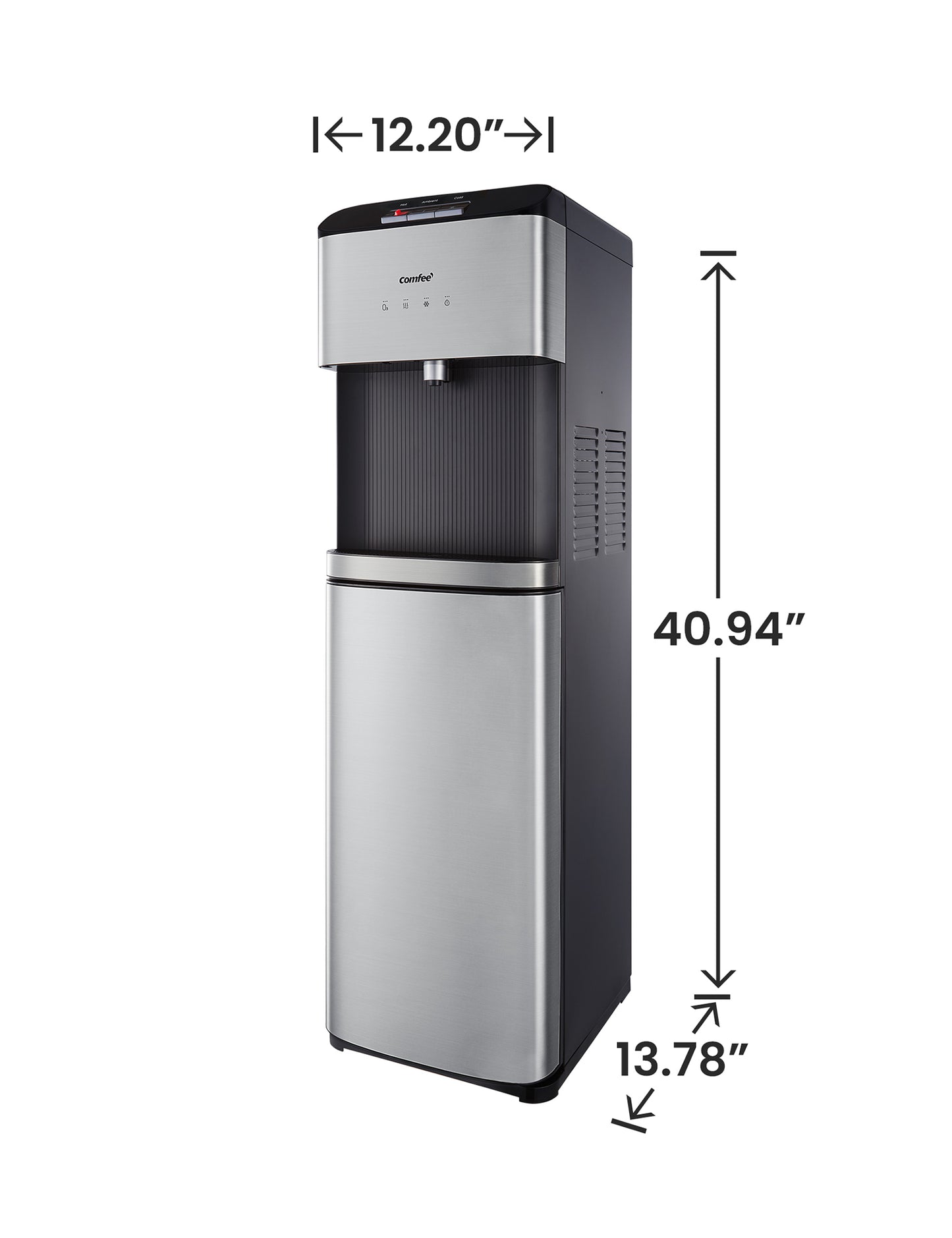 Dimensions of Bottleless Water Dispenser