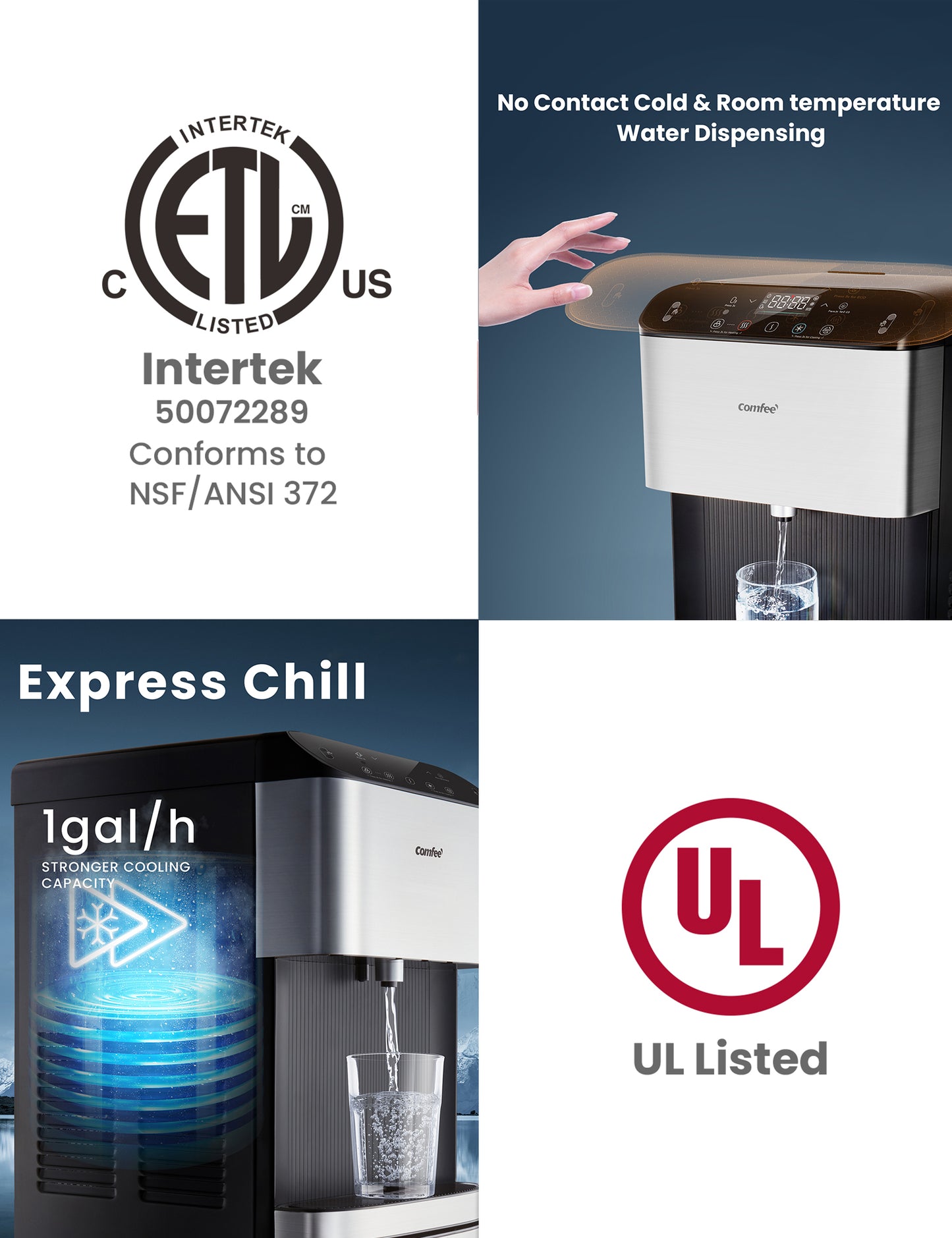 Certification of Bottom Loading Water Dispenser