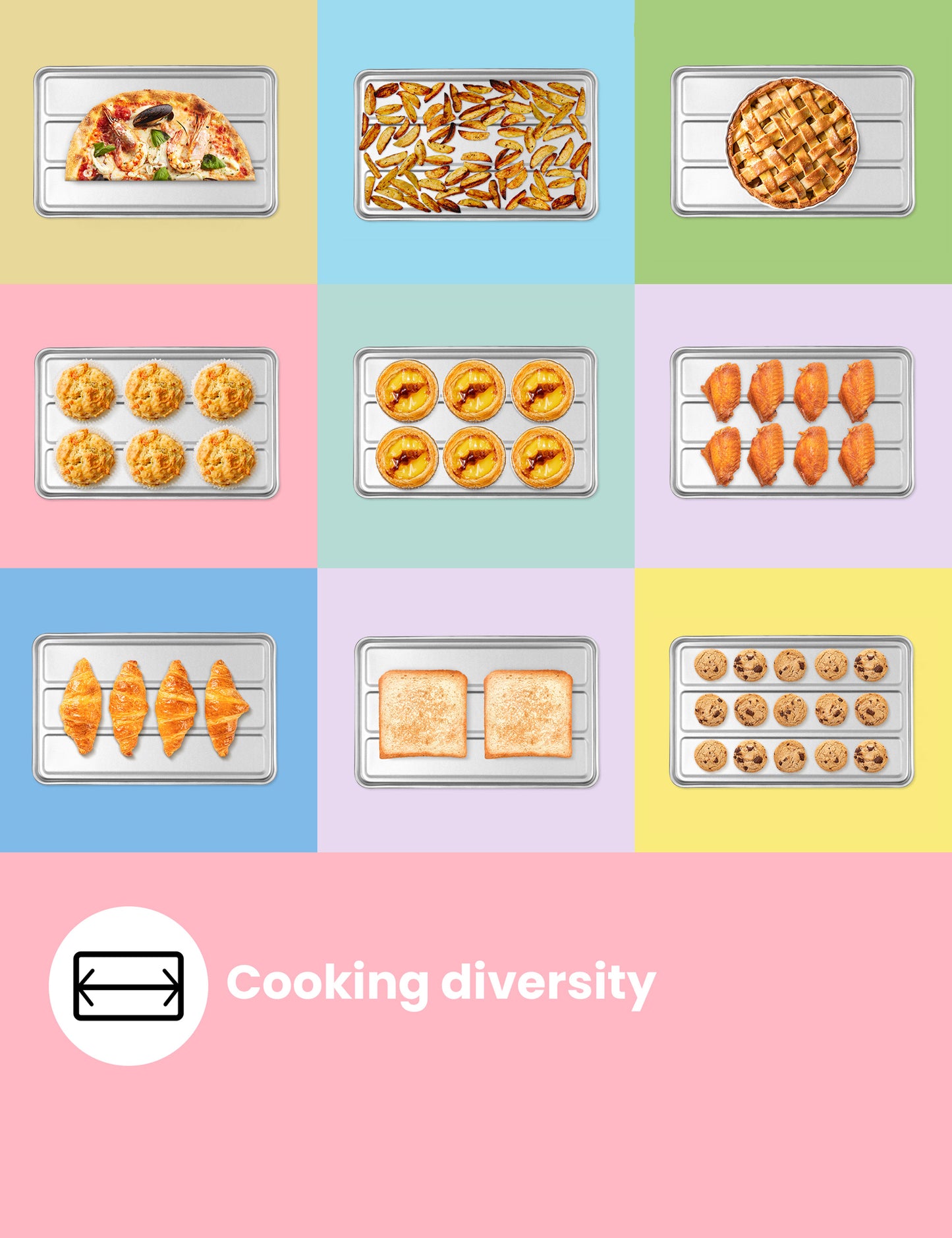 different type of foods