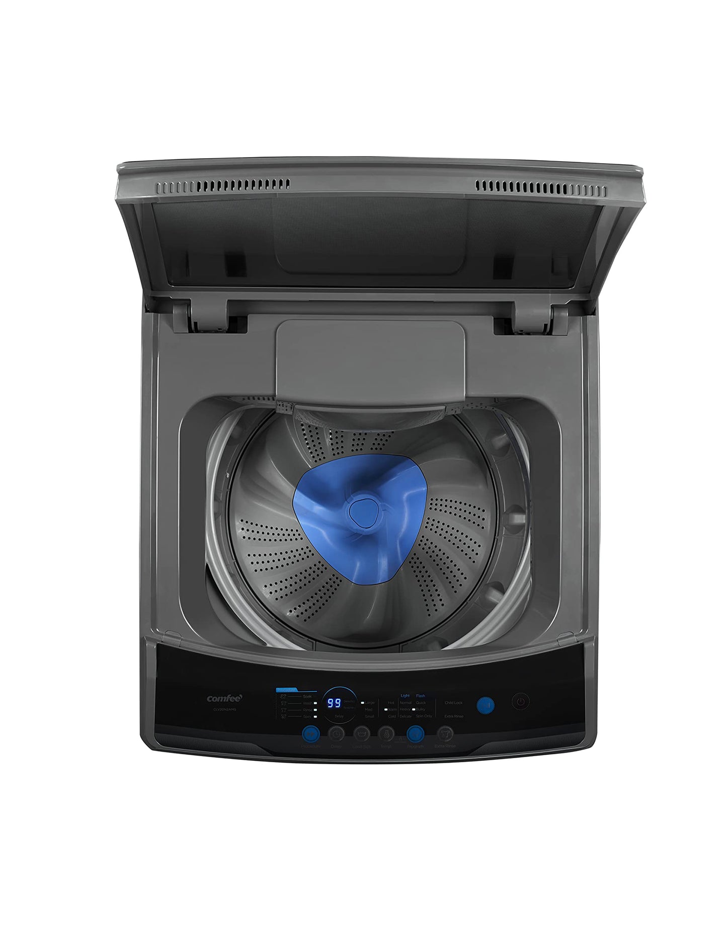 inside the comfee portable washing machine
