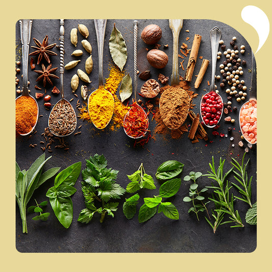 Different type of Spices and Herbs