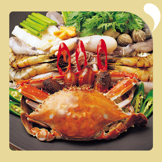 various of seafoods