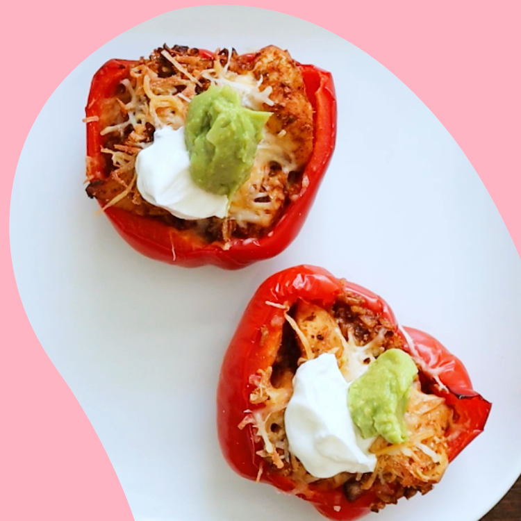 Chicken Fajita Stuffed Peppers Comfee’