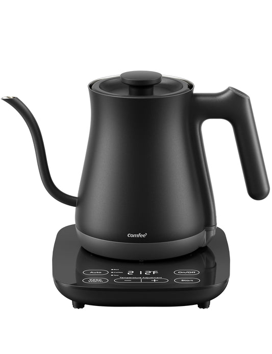 COMFEE' Glass Variable Temperature Electric Kettle with Removable Tea  Strainer