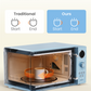 0.9 Cu.ft Retro Microwave Oven - Green