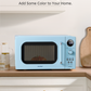 0.9 Cu.ft Retro Microwave Oven - Green