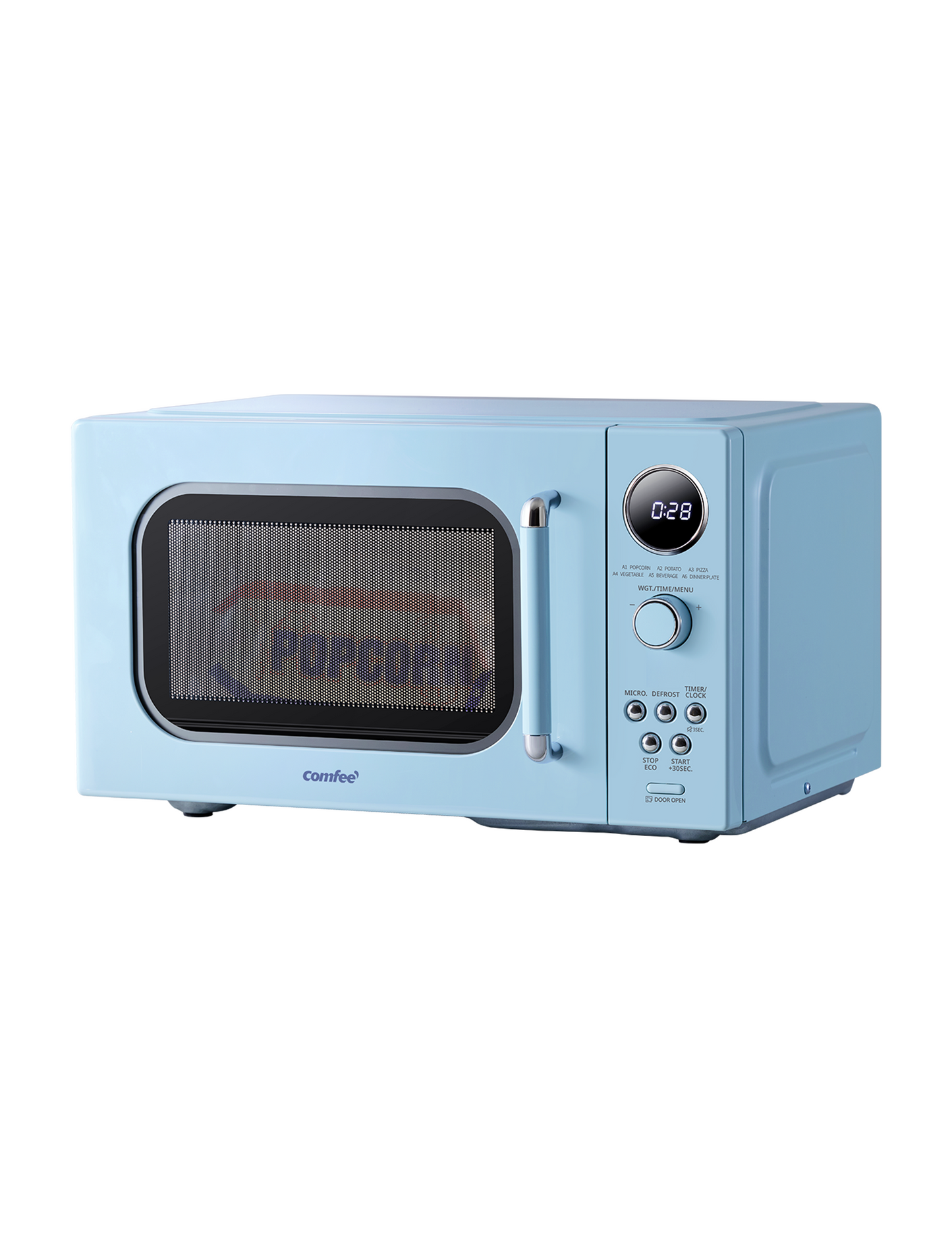 0.9 Cu.ft Retro Microwave Oven - Green