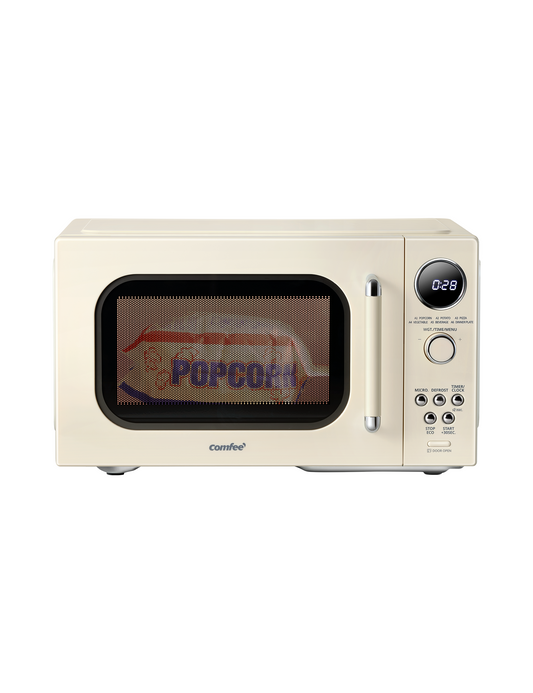 0.9 Cu.ft Retro Microwave Oven - Apricot