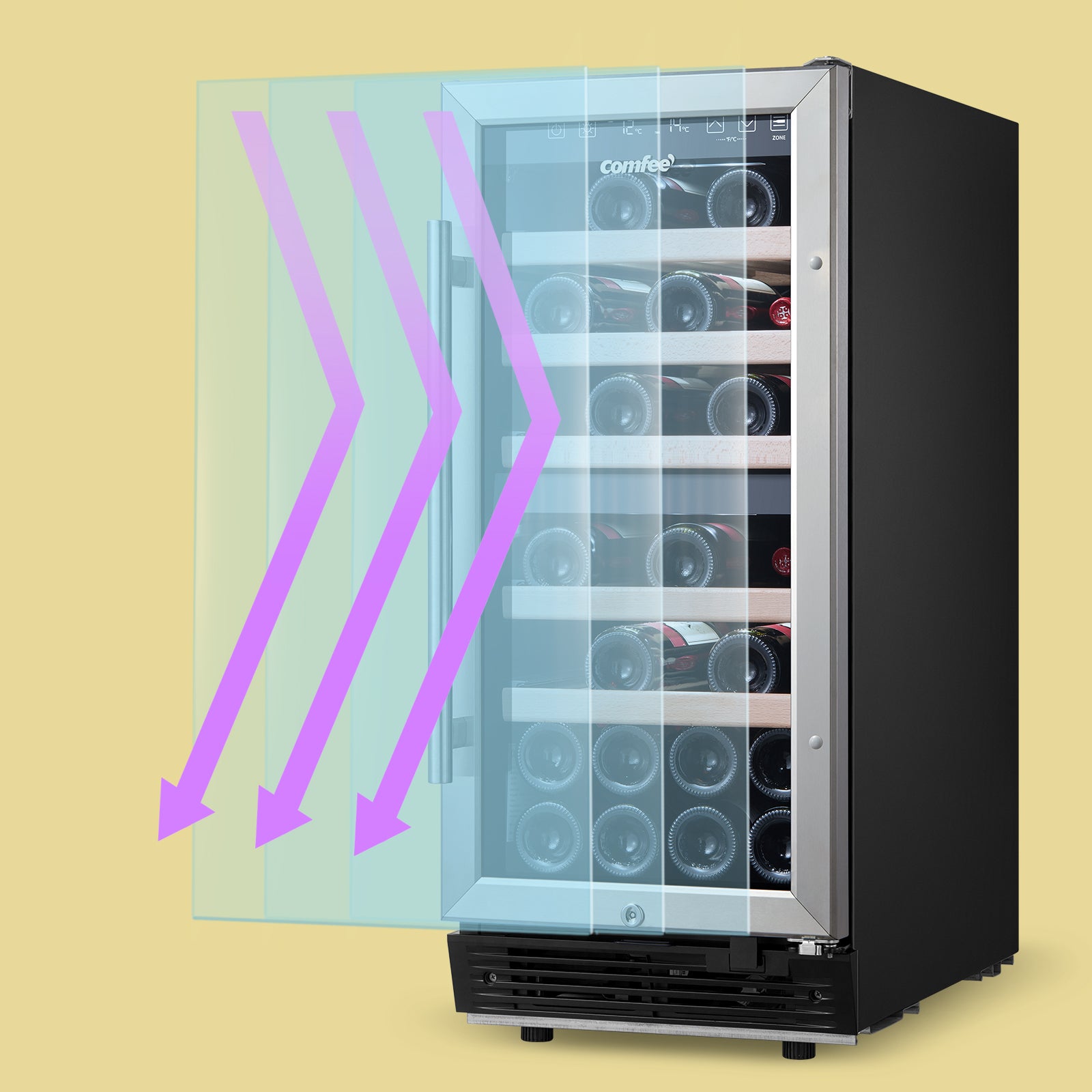 kogan 18 bottle wine fridge