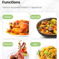 different type of foods made by comfee electric pressure cooker