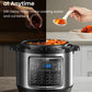 changes in food in pressure cookers at different times of the day