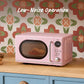 0.7 Cu.ft Retro Microwave Oven - Pink