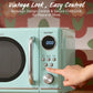 0.7 Cu.ft Retro Microwave Oven - Green