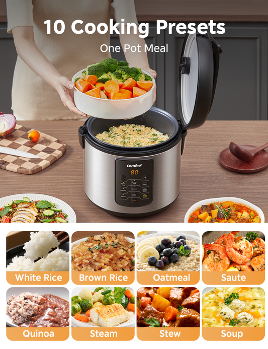 5.2 Qt Stainless Steel Rice Cooker