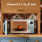 0.7 Cu.ft Retro Microwave Oven - Green
