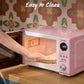 0.7 Cu.ft Retro Microwave Oven - Pink