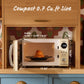 0.7 Cu.ft Retro Microwave Oven - Apricot