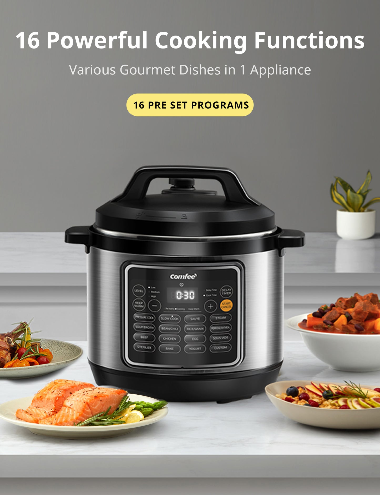 16-in-1 Electric Pressure Cooker