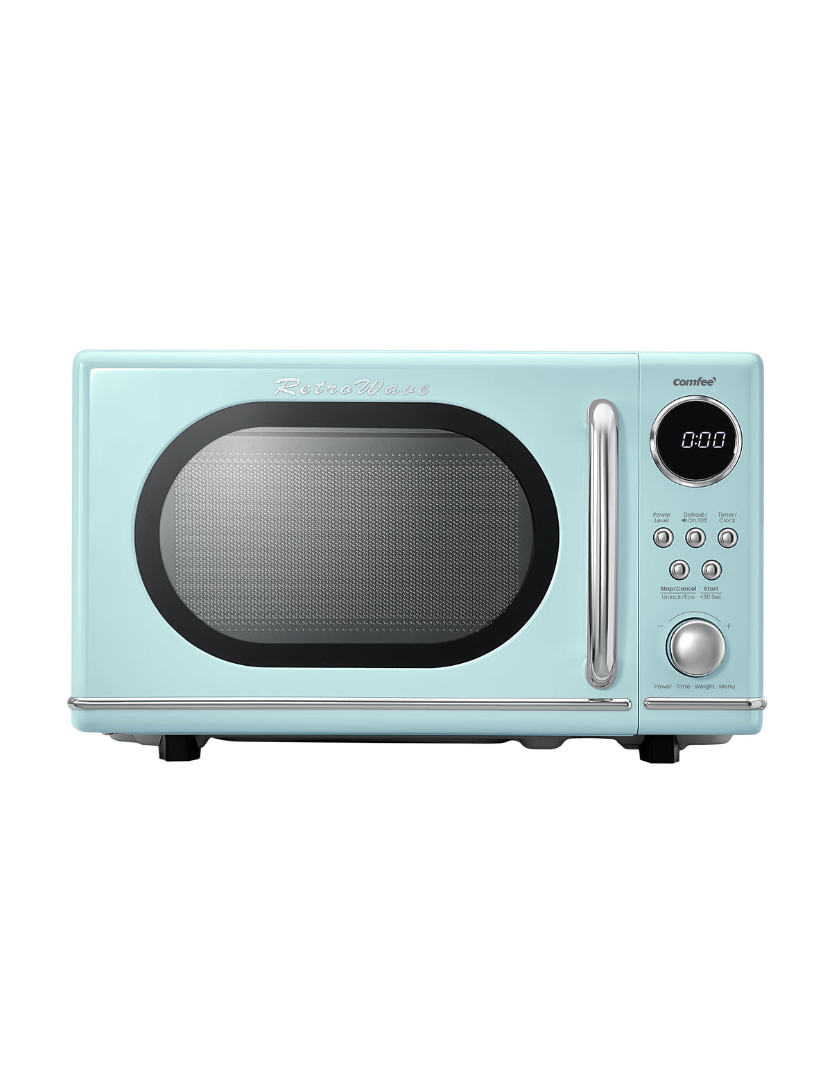 0.7 Cu.ft Retro Microwave Oven - Green