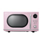 0.7 Cu.ft Retro Microwave Oven - Pink