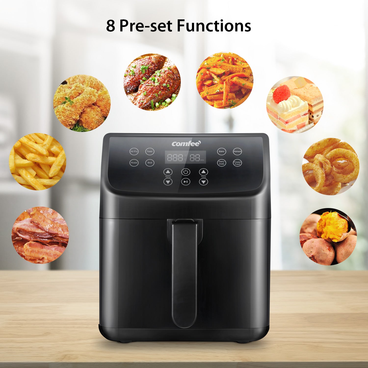 Comfee air fryer 5.8 qt discount