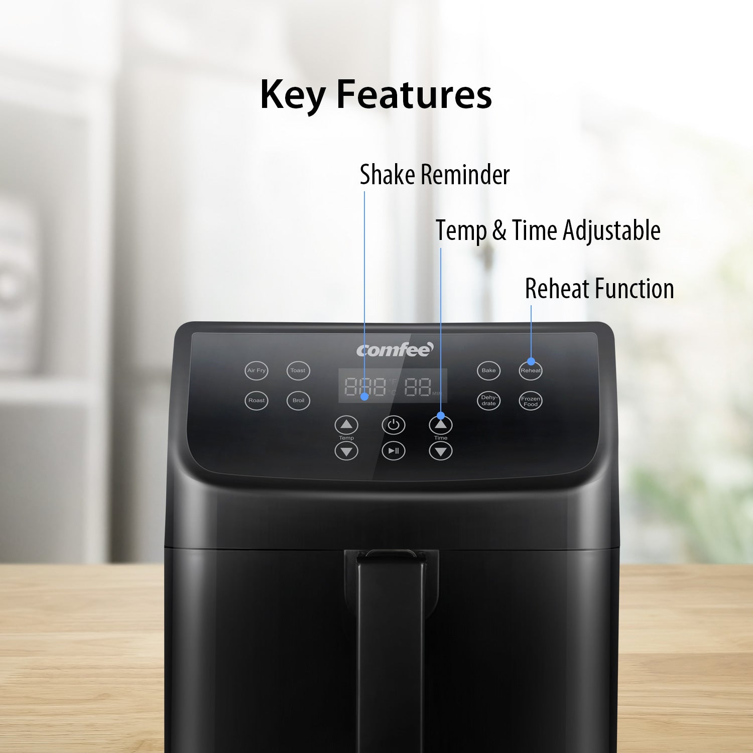 Digital Air Fryer Grill With Non Stick Basket - Comfee – Comfee’