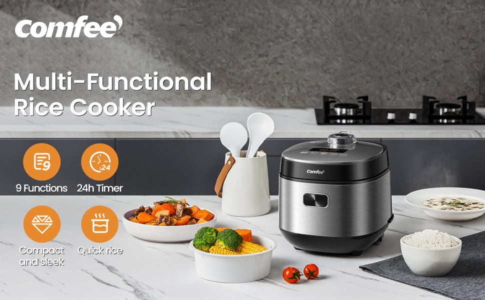 Comfee Rice Cooker Valve 8 Cups Cooked Mini Rice Cooker - Comfee – Comfee’