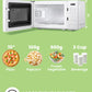 size dimensions of white comfee microwave and 4 types of foods that can put into it