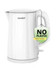 Comfee white double wall electric kettle