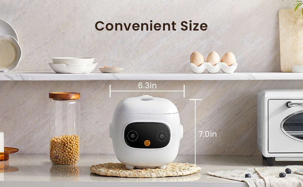 5 Cups Cooked Mini Rice Cooker - Thumbnail 5