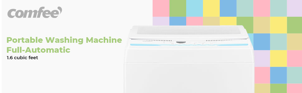 Comfee 1.6 Cu.ft Portable Washing Machine, 11lbs Capacity Fully