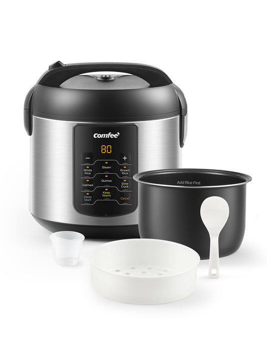 tools included with the comfee stainless steel rice cooker