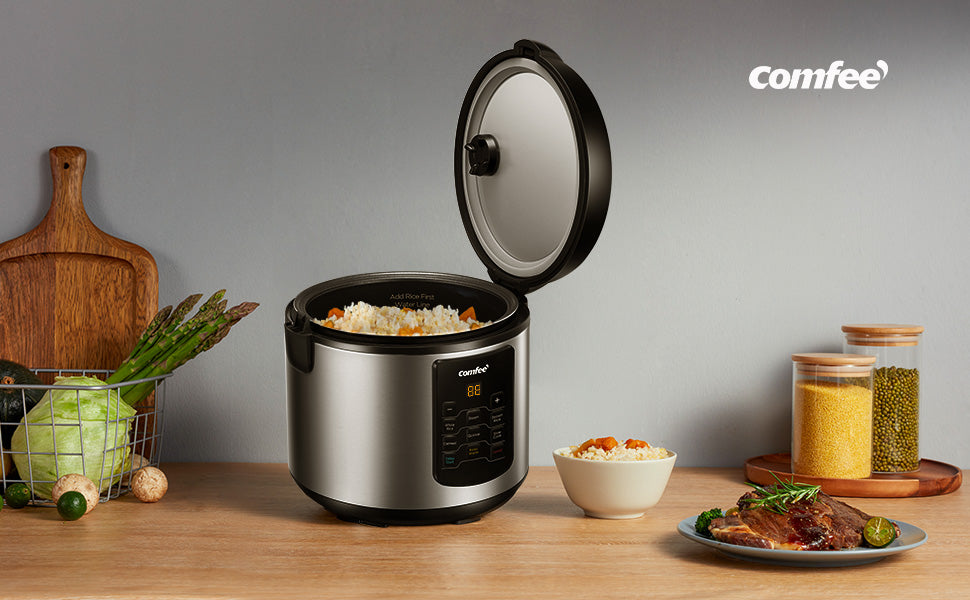 Stainless Steel Electric Rice Cooker With Steamer - Comfee – Comfee’