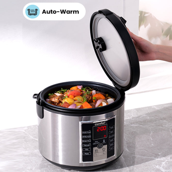 Rice Cooker With Non Stick Stainless Steel Inner Pot Comfee Comfee’
