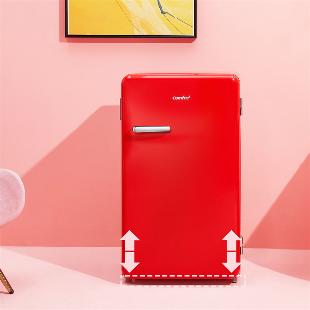 Compact Retro Style Refrigerator With Drinks Cooler Comfee Comfee’