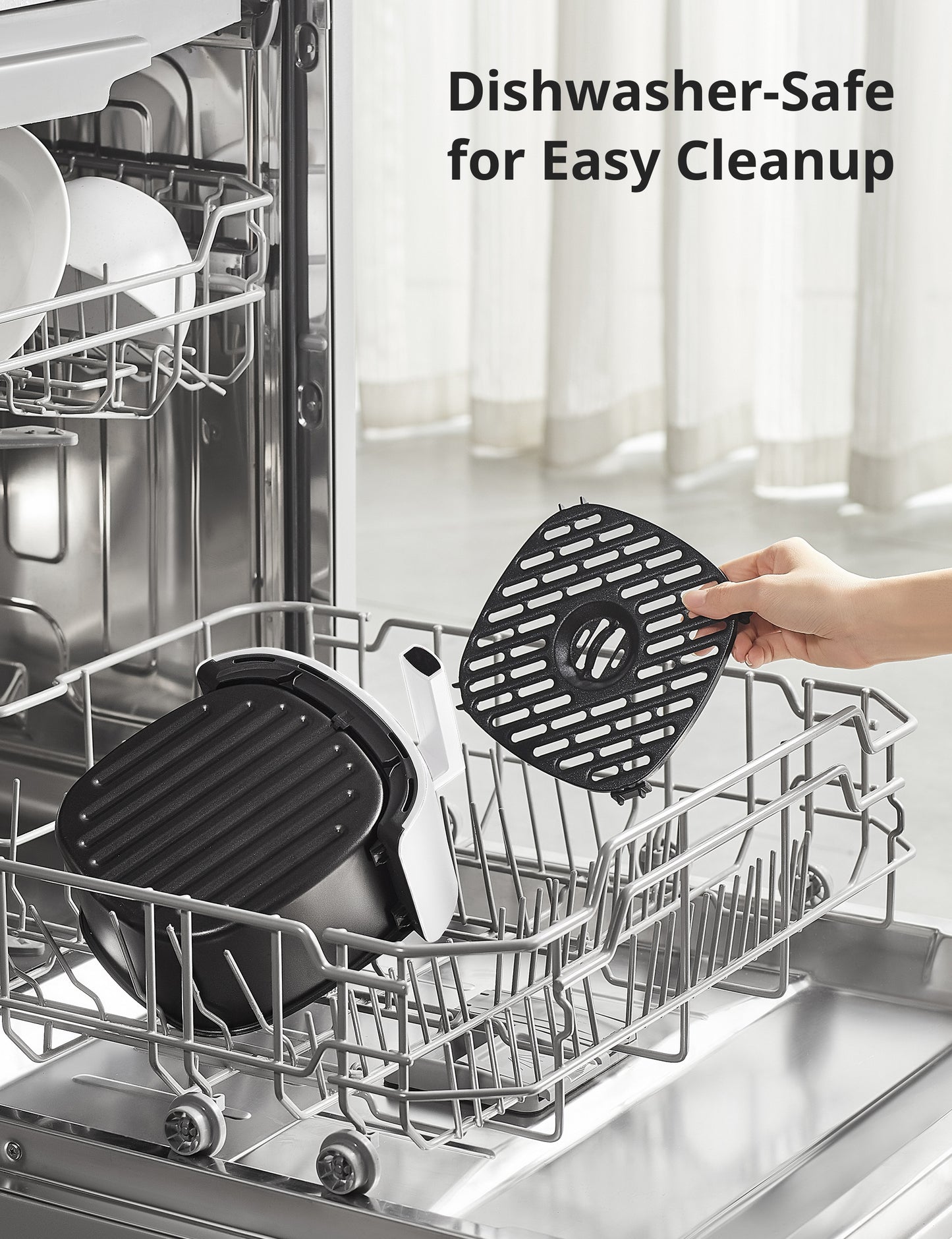 2.1 Qt Digital Air Fryer White