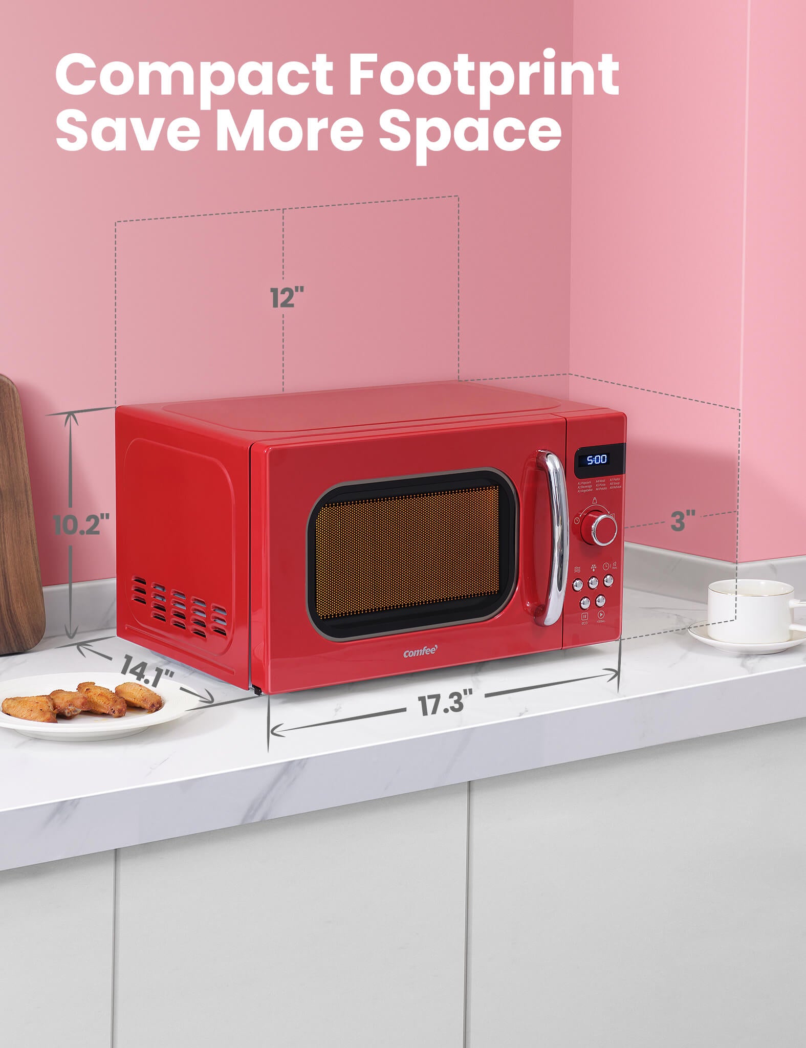 Pink Microwave Oven