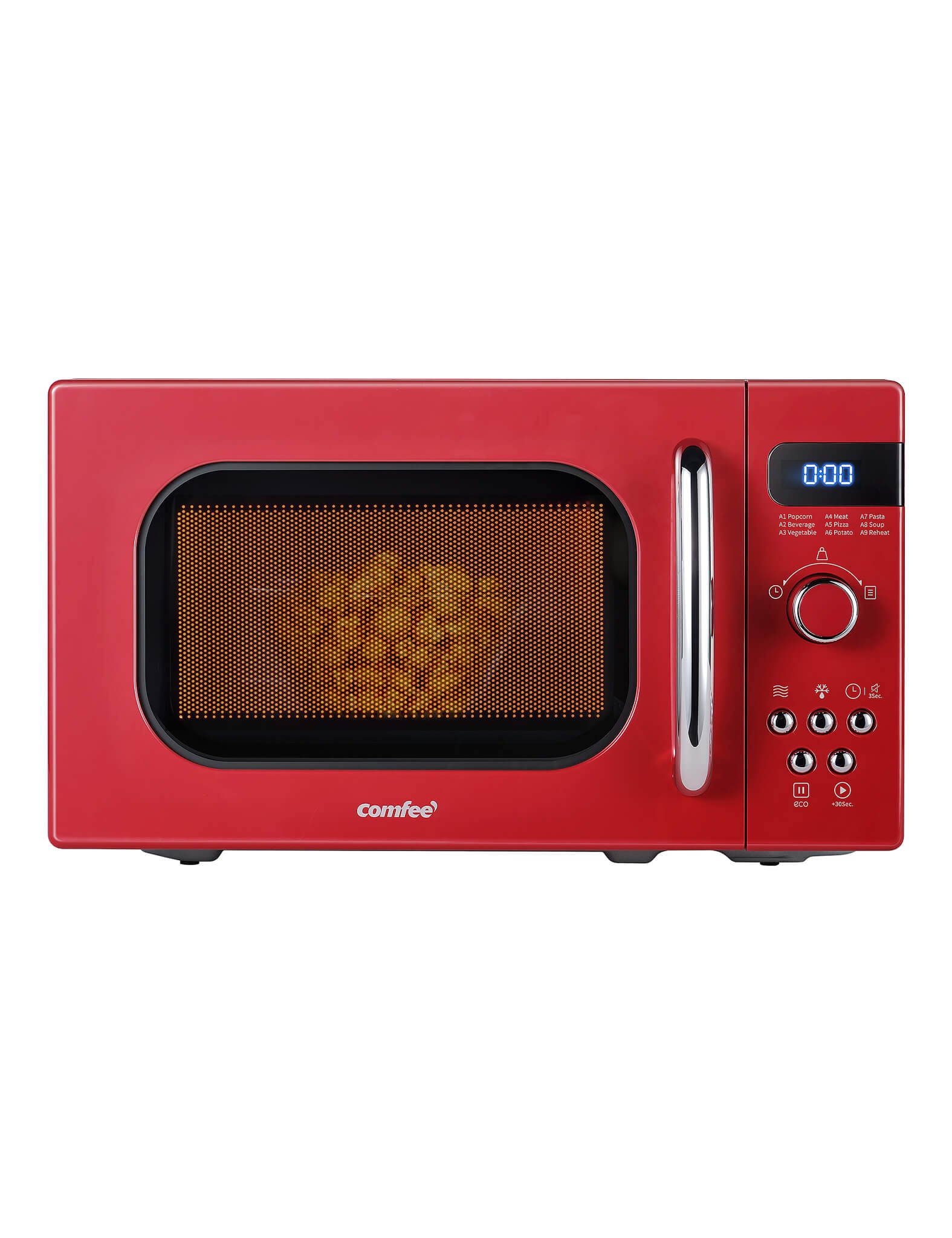 red comfee kitchen microwave oven