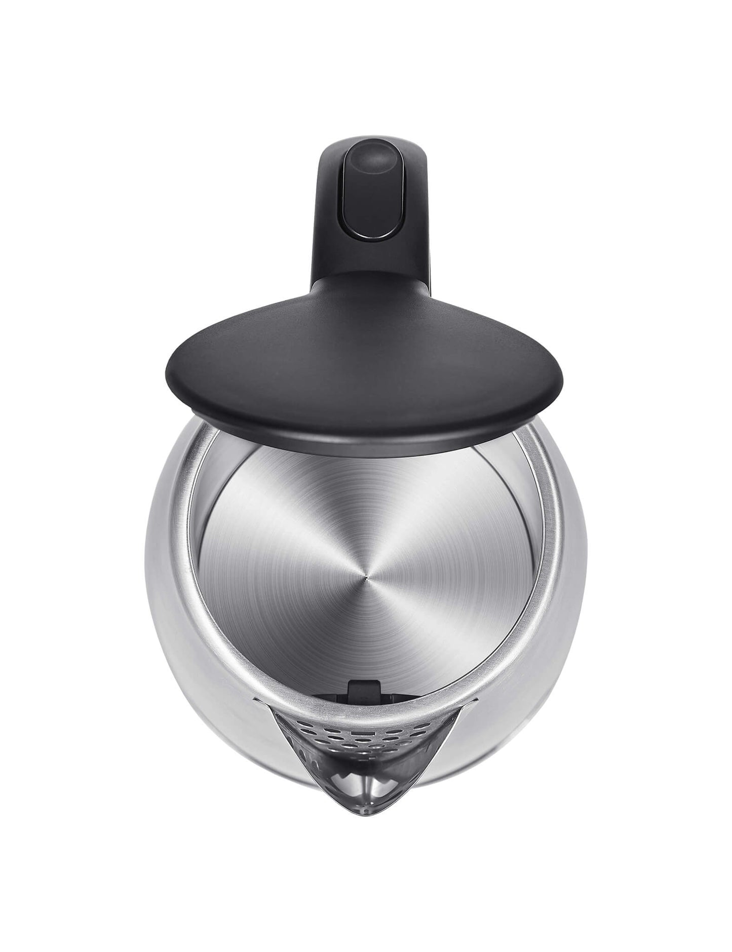 Top view of comfee stainless steel electric kettle