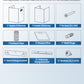 component parts included with the comfee ducted convertible pyramid range hood