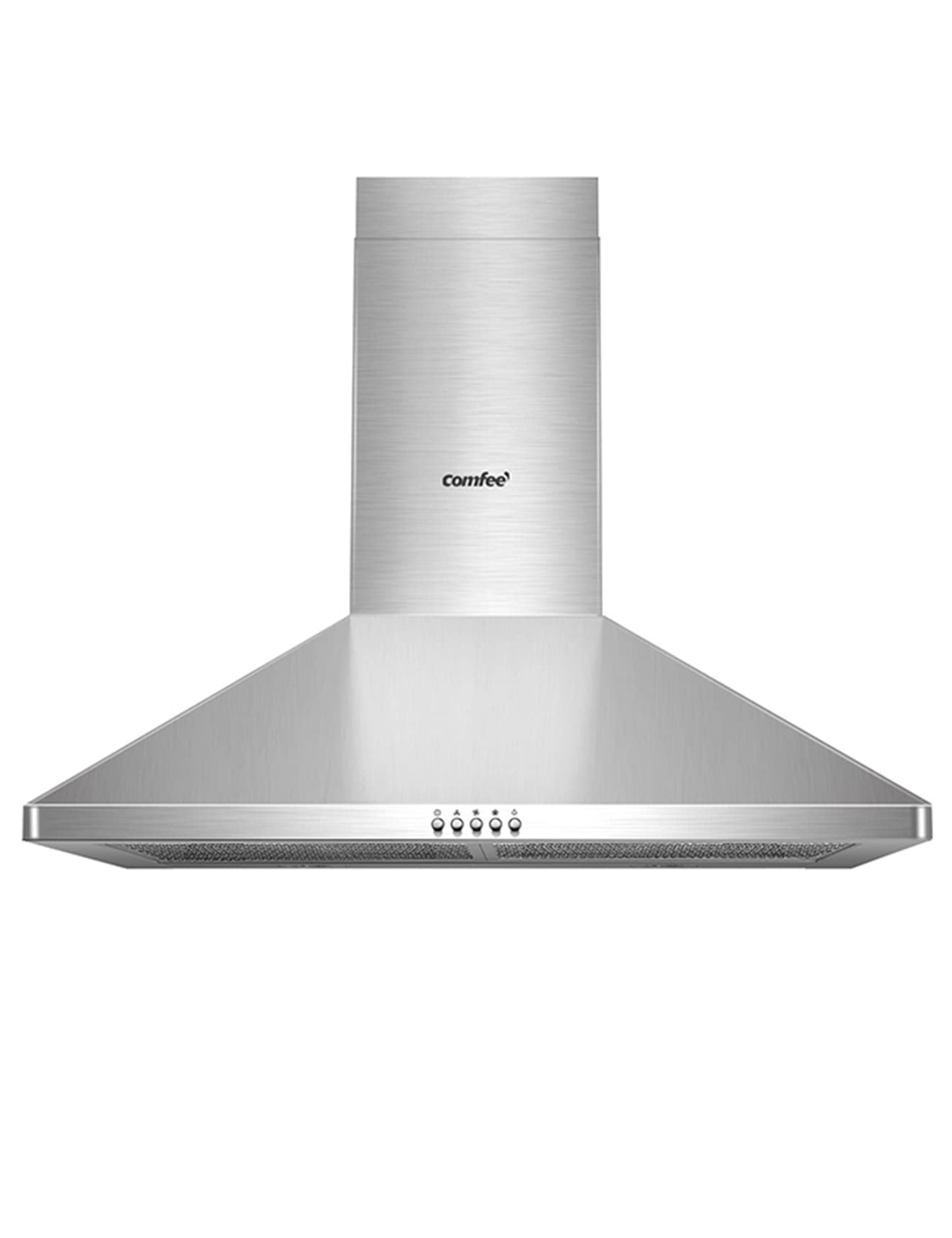 comfee ducted convertible pyramid range hood