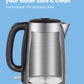 stainless steel electric kettle with BPA-free materials inside