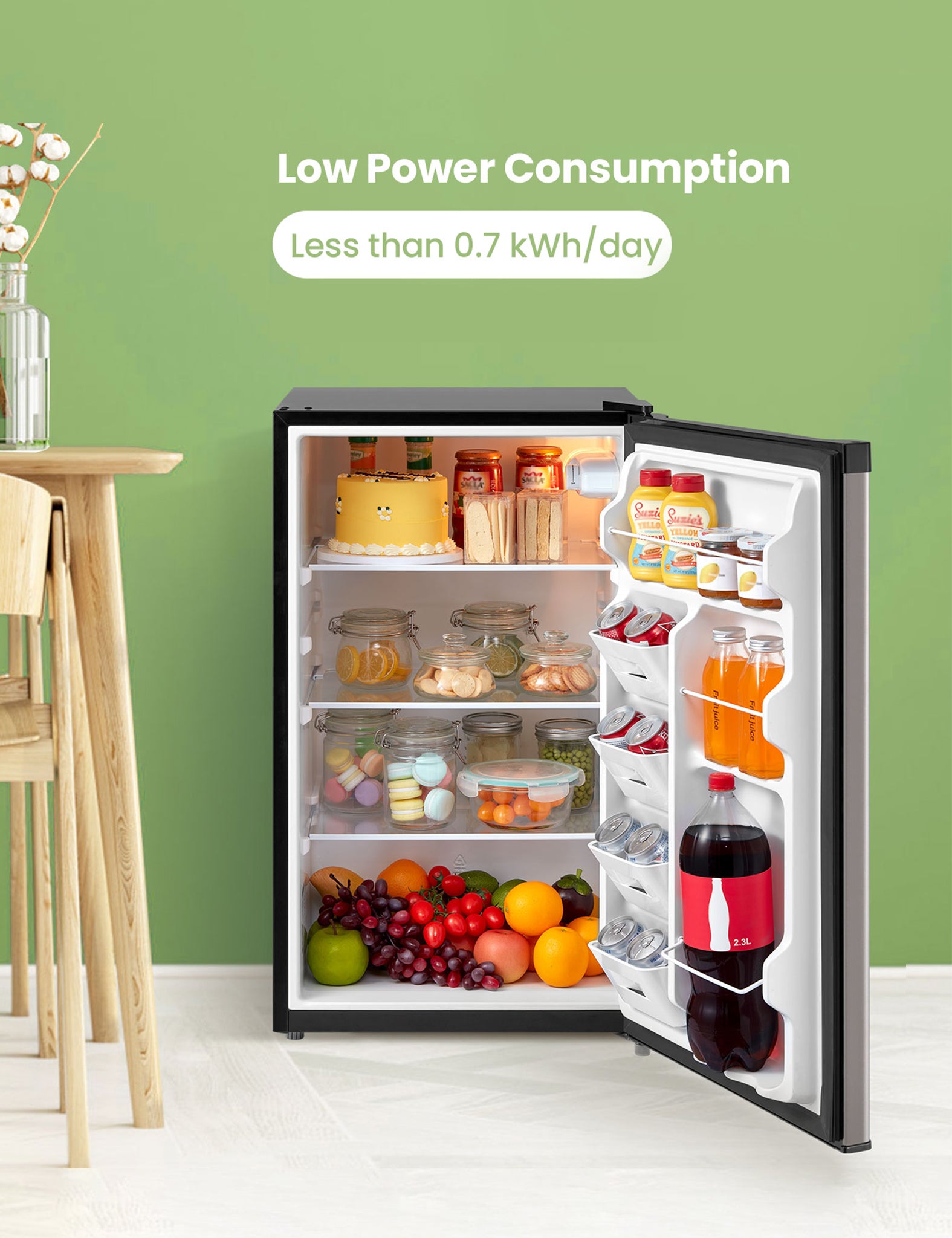 Low power deals mini fridge