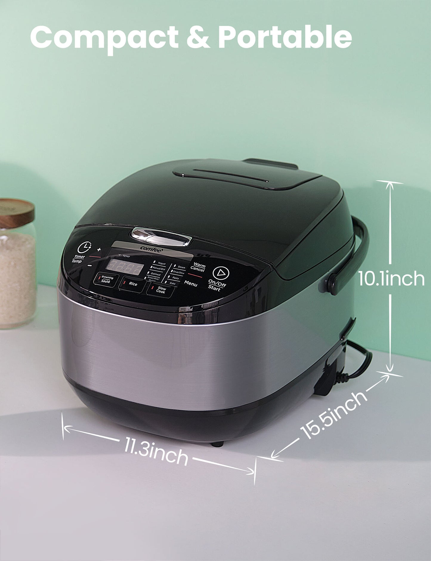  COMFEE' Rice Cooker, Japanese Large Rice Cooker with