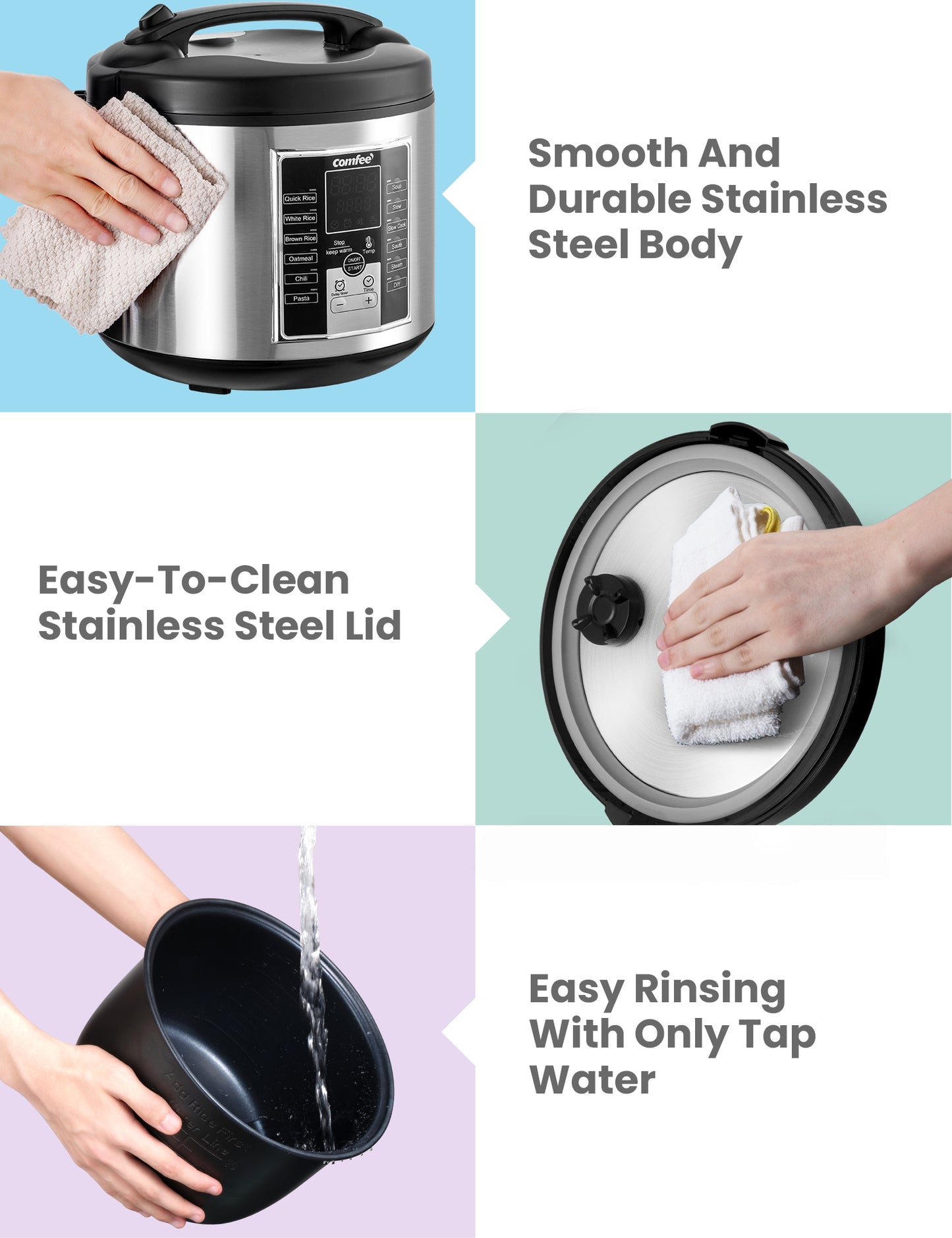 easy to clean rice cooker