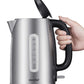 comfee stainless steel electric kettle  its lid open