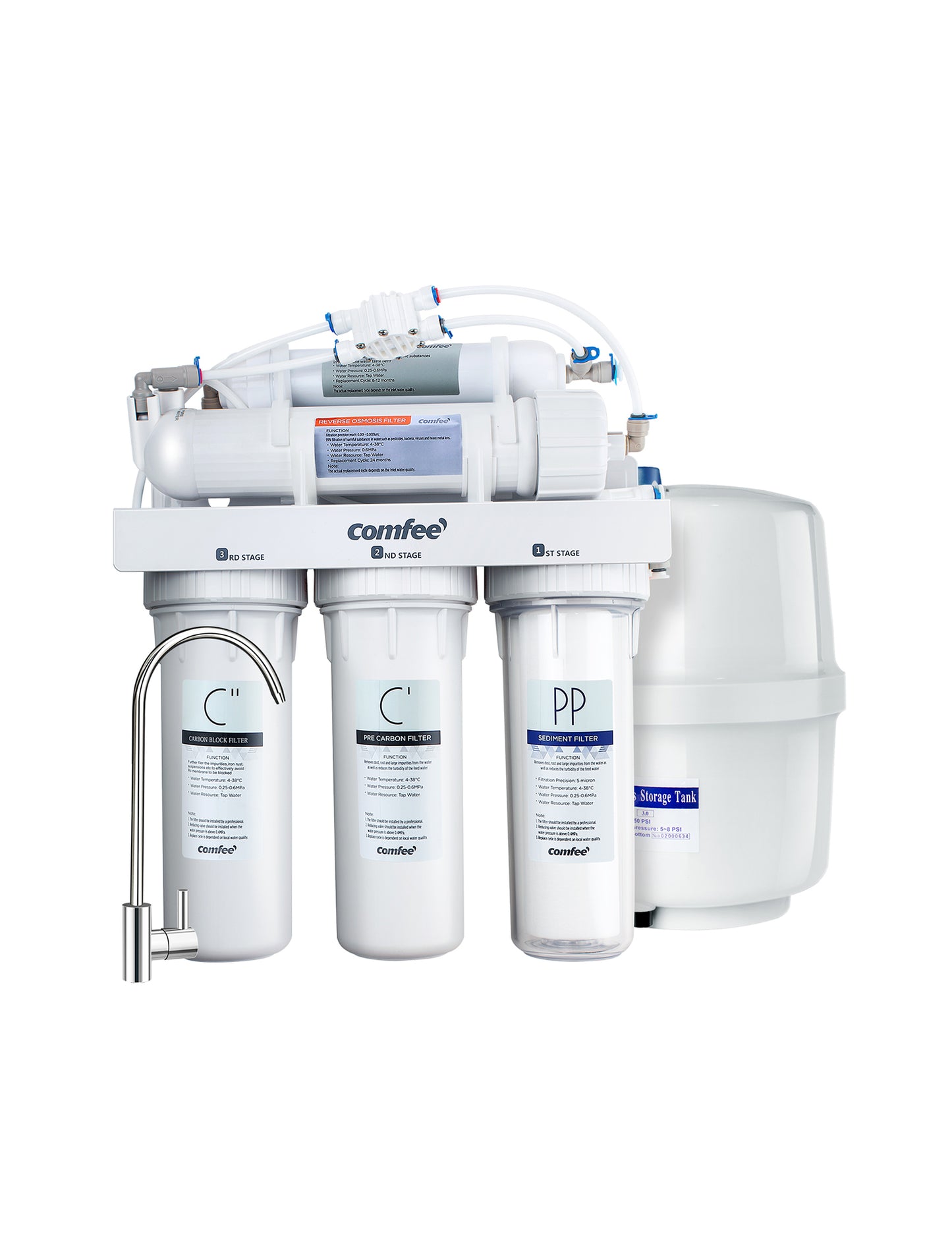 comfee water filter system