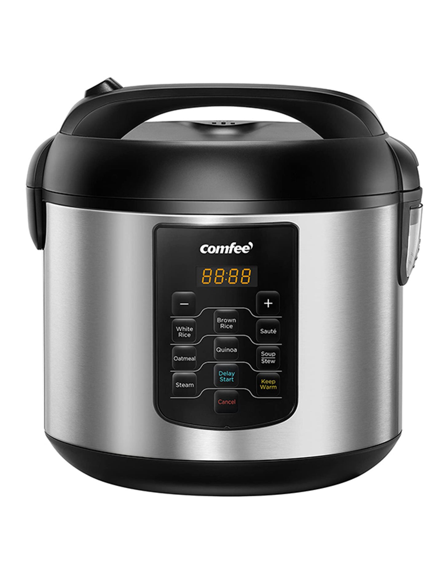 stainless steel rice cooker digital display